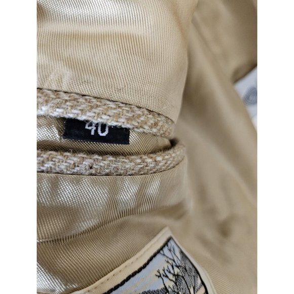 John Molloy Tan/Khaki DonegalTweed Mens 40 Pure New Wool Sport Blazer Jacket - Picture 14 of 14